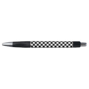 Zwart-wit schaakpatroon Zwart Pen