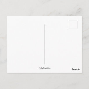 zwart-wit schets van bergen briefkaart
