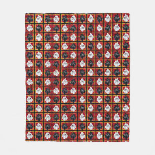 Zwart-wit Schotse Terrier plaid deken