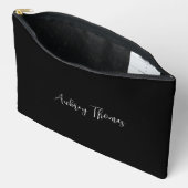 Zwart & Wit Script Typografie Etui (Open)