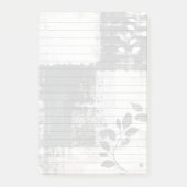 Zwart & Wit Shabby Chic Botanisch 3M Post-it® Notes (Voorkant)