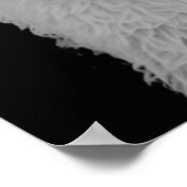 Zwart & Wit Sheepadoodle Poster (Hoek)