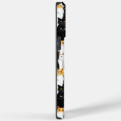 Zwart Wit Sinaasappel Katten Case-Mate iPhone Case (Achterkant / Rechts)