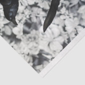 Zwart Wit Skelet Weefsel Papier voor Decoupage (Detail)