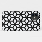 Zwart-wit snijpatroon Case-Mate iPhone case (Achterkant (horizontaal))