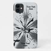 zwart - wit spatten abstracte straatstijl Case-Mate iPhone case (Achterkant)