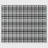 Zwart-wit speldenstang cadeaupapier (Vlak)