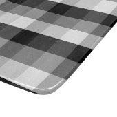 Zwart-wit speldenstang snijplank (Hoek)