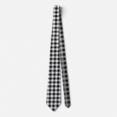 Zwart wit speldenstang   stropdas (Voorkant)