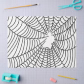 Zwart-Wit Spinnenweb Tissuepapier (Craft)