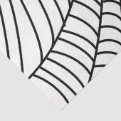 Zwart-Wit Spinnenweb Tissuepapier (Detail)