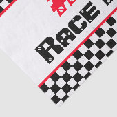 Zwart-wit Sport Geïnspireerd Tissuepapier (Detail)