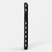 Zwart-wit Star-patroon Case-Mate iPhone Case (Achterkant/rechts)