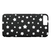 Zwart-wit stertonpatroon Case-Mate iPhone case (Achterkant (Horizontaal))