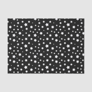 Zwart-wit stertonpatroon tissuepapier