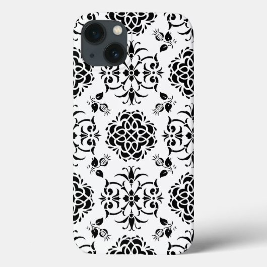 Zwart-wit  stijlpatroon Case-Mate iPhone case (Achterkant)