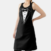 Zwart-wit stijlvolle Classy Tuxedo Schort (Insitu)