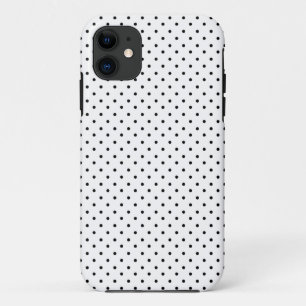 Zwart-wit stippenpatroon iPhone 11 hoesje