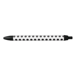 Zwart-wit Stippenpatroon – Klassieke Minima Zwarte Inkt Pen