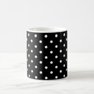 Zwart-Wit Stippenpatroon Koffiemok