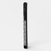 Zwart wit stralend patroon Thunder_Cove Case-Mate iPhone Case (Achterkant/links)