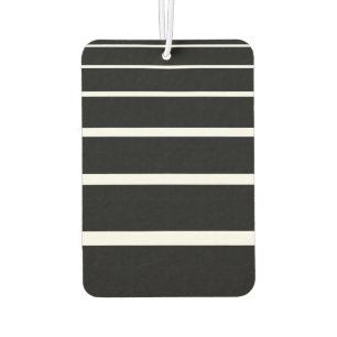 Zwart-wit strepen iPhone Case Luchtverfrisser