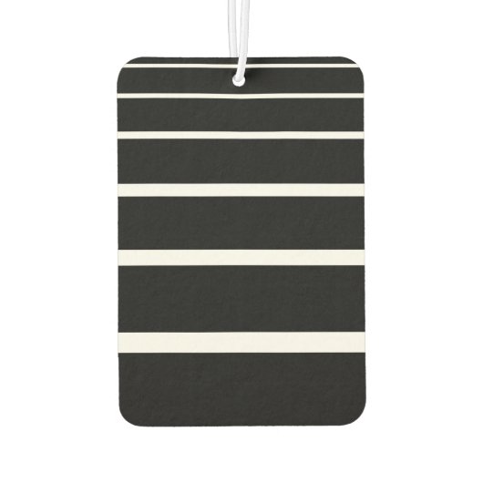 Zwart-wit strepen iPhone Case Luchtverfrisser (Achterkant)