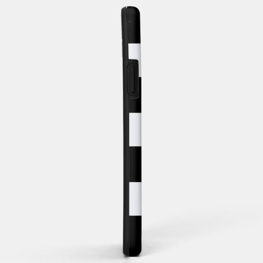 Zwart-wit Stripes Pattern Modern Dance Case-Mate iPhone Case (Achterkant/rechts)