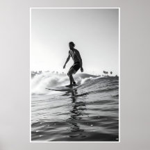  zwart-wit Surf Foto