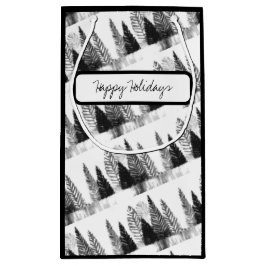 Zwart & Wit Tas Gift Bag Klein Cadeauzakje