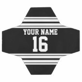 Zwart wit team Jersey Voetbal (Enkel)