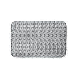 Zwart-wit Tegel in Spaanse stijl Badmat