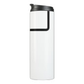 Zwart-wit Thermosbeker (Geroteerd rechts)