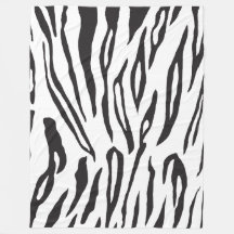 Zwart-wit Tiger Print