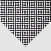 Zwart-wit toetsenbord tissuepapier (Detail)