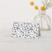 Zwart-wit  Toile Wedding (Achterkant)