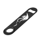 Zwart Wit Tribal Dragon Speed Flessenopener (Voorkant Gekanteld)