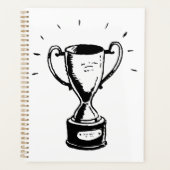 Zwart-wit Trofee Spiraal Planner (Voorkant)