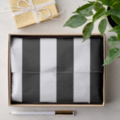 Zwart wit tropisch palm Trees Modern Chic Party Tissuepapier (Geschenk)