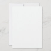 Zwart-wit Tuxedo De datum opslaan Save The Date (Achterkant)