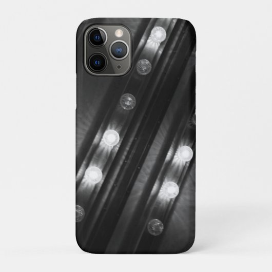 Zwart-wit twinkellichtjes Case-Mate iPhone case (Achterkant)