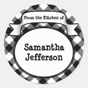 Zwart-wit -Uit de keuken van- Jar of Label