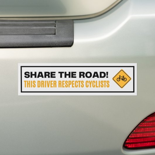 Zwart-wit Utilitarian Remix Personal Bumpersticker (Op auto)