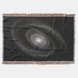 Zwart Wit Vast Universum Galaxy Space Night Deken