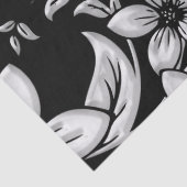 Zwart-wit ventilatorpatroon tissuepapier (Detail)