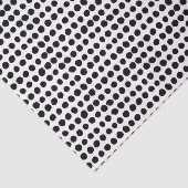 Zwart-wit vet pokstip tissuepapier (Detail)