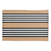 Zwart-wit vijf strips met ttan kussensloop (Achterkant)