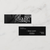 zwart-wit visitekaartje (Voorkant / Achterkant)