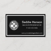 Zwart-wit Visitekaartje (Voorkant)