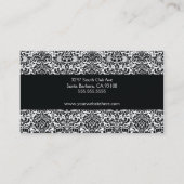 Zwart-wit Visitekaartje (Achterkant)